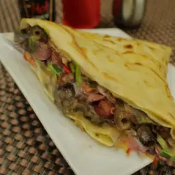 كريب لحم مكس
